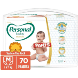 Fralda Personal Baby Premium Pants M - 70 Unidades