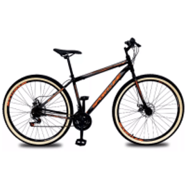 Bicicleta Aro 29 KRW Aço Carbono 21 Velocidades Freio A Disco