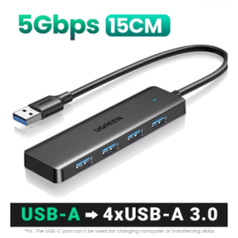Hub UGREEN USB C Tipo 3.1 Adaptador 3.0 4 em 1