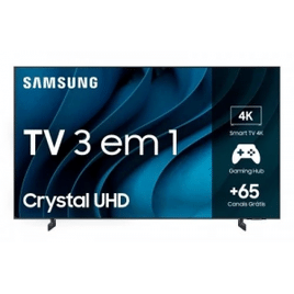 Smart TV Samsung 85" UHD 4K Processador Crystal - UN85CU8000GXZD