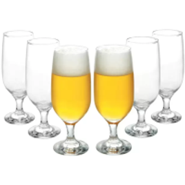 Conjunto de Taças Nadir de Vidro para Cerveja 6 Peças 300ml - Floripa 7732