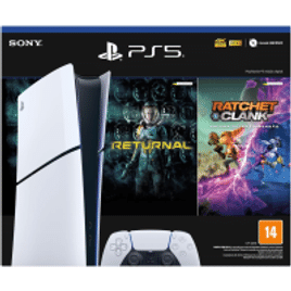 Console PlayStation 5 Slim Edição Digital com 2 Jogos