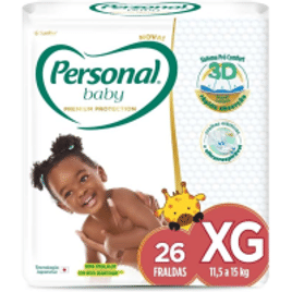 Fralda Personal Baby Premium Protection XG - 26 Unidades