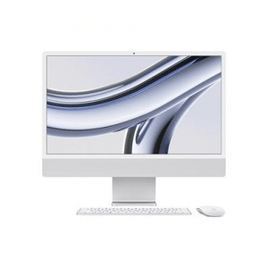iMac Apple Tela Retina 24" 4.5K Chip M3 CPU 8 Núcleos GPU 8 Núcleos SSD 256GB Prateado - MQR93BZ/A
