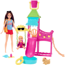 Conjunto de Brinquedo Barbie Skipper Parque Aquático