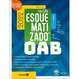 Livro OAB esquematizado - Volume único - 1ª Fase - 9ª edição 2022
