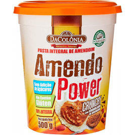 2 Unidades de Pasta de Amendoim DaColônia Amendopower Crunchy Granulado Zero - 500g