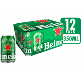 Cerveja Heineken Lata 350ml 12 Unidades - Lager Puro Malte
