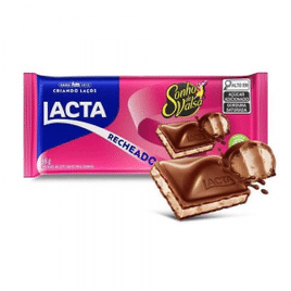 Barra de Chocolate ao Leite Lacta com Recheio Sonho de Valsa 98g