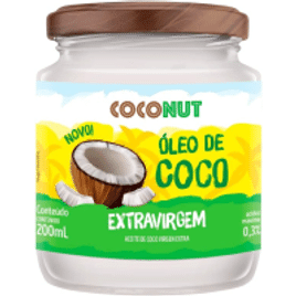 10 Unidades CocoNut Óleo De Coco Extra Virgem 200Ml
