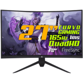 Monitor Gamer SuperFrame Precision 27'' CURVO Quad HD FreeSync/G-Sync 1ms 165Hz HDMI/DP - SFP2701G