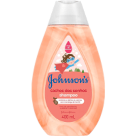2 Unidades Shampoo Para Cabelos Cacheados Johnson's Baby Cachos Dos Sonhos 400ml