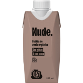 6 Unidades Bebida De Aveia Cacau Nude To-Go - 200ml Cada