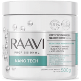 Raavi Creme Nano Redutor Fittie L 500g