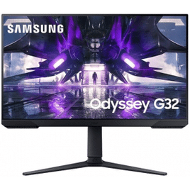 SAMSUNG Monitor Gamer Odyssey 27", FHD, 165Hz, 1ms, com ajuste de altura, HDMI, DP, Freesync, Preto, Série G32
