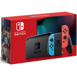 Console Nintendo Switch 32GB com JoyCon Azul e Vermelho Neon