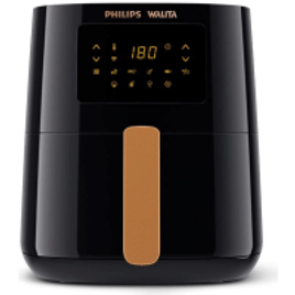 Fritadeira Air Fryer Philips Walita Conectada Série 5000 4.1L 1400W 127V Preto