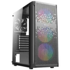 Gabinete Gamer Antec NX290 Full Tower E-ATX Lateral em Vidro Temperado 3 Coolers Fans RGB