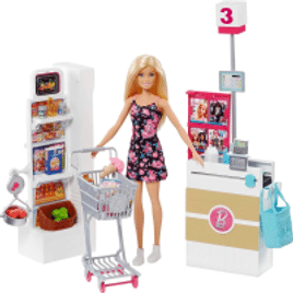 Barbie em Supermercado de Luxo Mattel Multicor FRP01