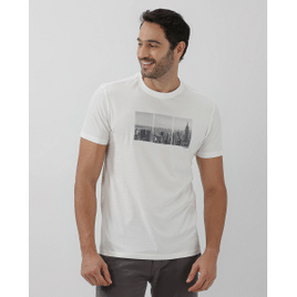 Camiseta masculina slim new york branca | Original by