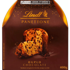 Panettone Lindt Gotas Duplo Chocolate 400 g