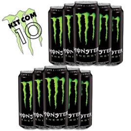 10 Unidades Energético Monster Energy - 473ml