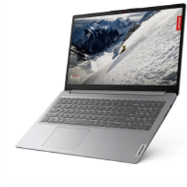 Notebook Lenovo Ultrafino IdeaPad 1 15AMN7 AMD Ryzen 5 7520U 8GB SSD 256GB 15.6" Linux