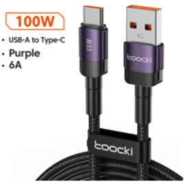 Toocki USB Tipo C Cabo Carregamento Rápido Carregador Cabo de Dados Realme