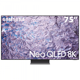 Smart TV 75" Samsung Neo QLED 8K Mini LED Tela sem limites Ultrafina Alexa Built-in Dolby Atmos - QN75QN800CGXZ