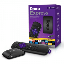 Roku Express - Streaming player Full HD Transforma sua TV em Smart TV