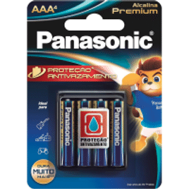 Panasonic Pilha Alcalina Premium Aaa Com 4 - Lr03Egr/4B96
