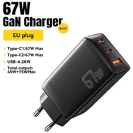 Carregador Essager GaN USB C 65W