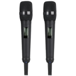 Microfone Portátil Duplo SOMLIMI Receptor Único Várias Cores EW135G4