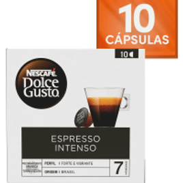 Cápsulas de Café Dolce Gusto Espresso Intenso - 10 Unidades