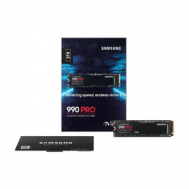 Cartão de Memória Samsung SSD 2TB NVMe 990 PRO M.2 - MZ-V9P2T0BW