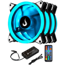 Cooler Fan Rise Smart 3 Unidades 120mm RGB - RM-FN-02-RGB