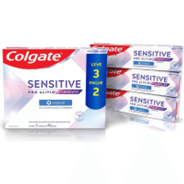 Colgate Creme Dental para Sensibilidade Sensitive Pro-Alívio Imediato Original 90g