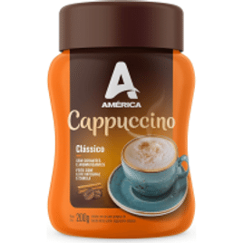 2 Unidades Cappuccino em Pó América Clássico Pote - 200g