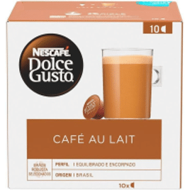 3 Caixas Dolce Gusto Nescafe Café Au Lait - 10 Cápsulas (Total 30)