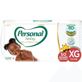 Fralda Personal Baby Premium XG - 50 Unidades