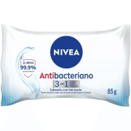 7 Unidades Sabonete em Barra Antibacteriano Nivea 3 em 1 85g