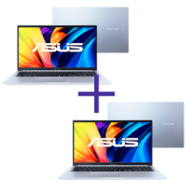 Kit Notebooks Asus Vivobook i5-12450H 8GB SSD 256GB W11 X1502ZA-BQ1758W + Vivobook Ryzen 7-4800H 8GB SSD 256GB Linux M1502IA-EJ252