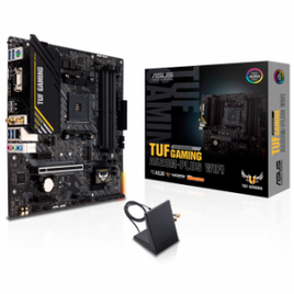 Placa Mãe Asus TUF Gaming A520M-PLUS WIFI Chipset A520 AMD AM4 mATX DDR4 - 90MB17F0-M0EAY0