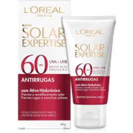 Protetor Solar Facial L'Oréal Paris Solar Expertise Antirrugas FPS60 - 40g