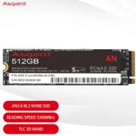 SSD Asgard 512GB AN 3.0 Series M.2 NVME PCIe 3.0