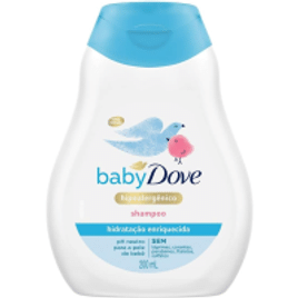 2 Unidades Shampoo Baby Dove Hidratação Enriquecida - 200ml