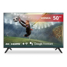 Smart TV Konka LED 50'' UHD 4K Google Assistant e Android TV com Bluetooth - KDG50