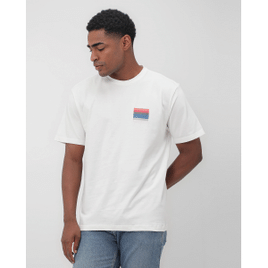 Camiseta masculina regular colors of sunset branca | Original by