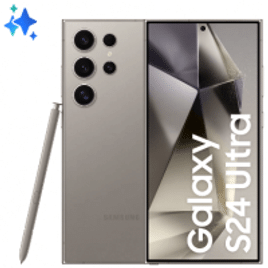 Smartphone Samsung Galaxy S24 Ultra 1TB 12GB de RAM Tela de 6.8" Galaxy AI Titânio Cinza