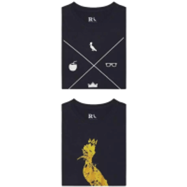 Kit 2 Camisetas Energia Surreal e Tardezinha Reserva - Masculino